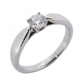 Tiffany Harmony 1PD Pt950 Platinum Diamond 0.21ct Women's Ring, Size 4