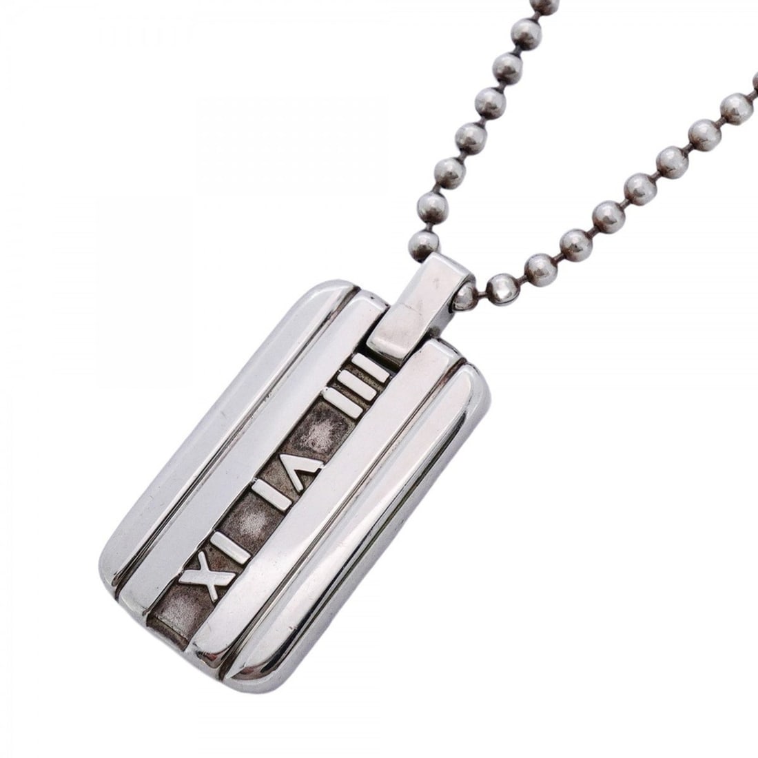 Tiffany Atlas Silver 925 Necklace for Men and Women: --- Catalog ---Category: SizePendant Size: 32.5mm x 15.7mm / 1.27'' x 0.61''Neck Circumference: 52 cm / 20.47''Category: DesignGender: Men,WomenMaterial: Silver 925Necklace Type: NecklaceCategory: Gen
