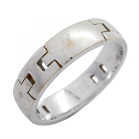 Hermes Ever Hercules Ring, 18K White Gold, #54, Women's