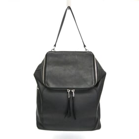 Loewe GOYA Backpack Women,Men Leather Backpack Black