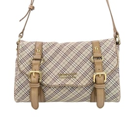 BURBERRY BLUE LABEL Nova Check Shoulder Bag, Greige, Women's