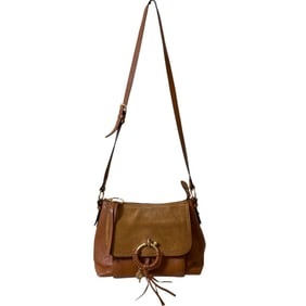 See by Chloé SEE BY CHLOE Joan Leather 2-Way Crossbody Shoulder Bag, Brown, Women's