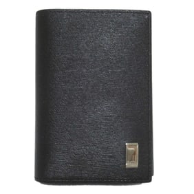 dunhill bifold business card holder/card case, dark brown, men's