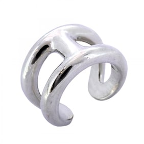Hermes Hermès Osmos PM Ring, Silver 925, #49, Women's