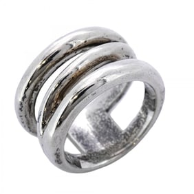 Tiffany Diagonal Ring, Silver 925, Size 8.5, Women's