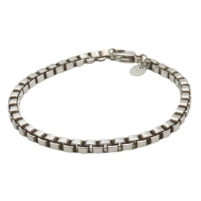 Tiffany & Co. Venetian Link Bracelet, SV925, Approximately 15.4g, Silver Chain, Women's
