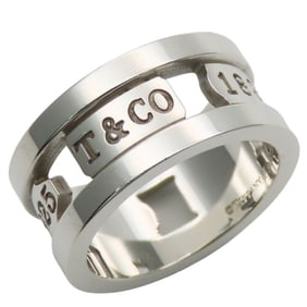 Tiffany & Co. 1837 Element 925 Sterling Silver Ring, approximately 7.9g, Women's.