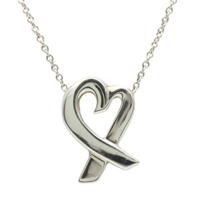 Tiffany & Co. Loving Heart Pendant Necklace, SV925, approximately 2.8g, Silver, Paloma Picasso,