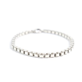 TIFFANY & Co. Tiffany Venetian Link Bracelet, 925 Sterling Silver, 15.0g, Women's
