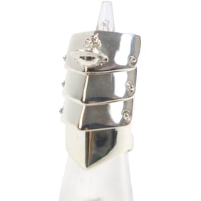 Vivienne Westwood Armour Ring, 925 Sterling Silver, Medium, Weight 19.3g, Men's/Women's Accessories