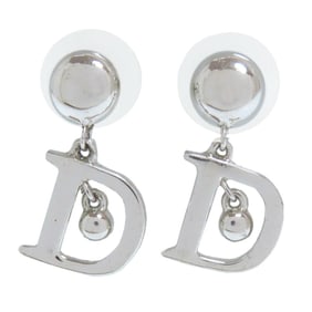 Christian Dior D logo earrings in metal for women