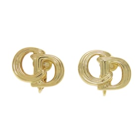 Christian Dior CD logo earrings in metal for women