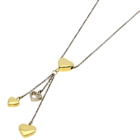 Tiffany Multi-Heart Drop Necklace in 18K White Gold for Women