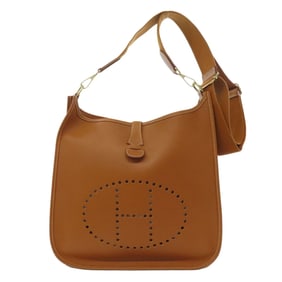 Hermes Hermès Evelyne 2 GM Gold Shoulder Bag with Hardware, Epson, Women's