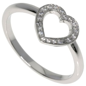 Tiffany Sentimental Heart Diamond Ring in Platinum PT950 for Women