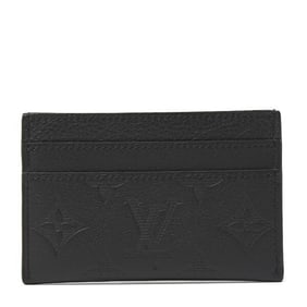 Louis Vuitton Men's Monogram Shadow Porte Carte Double Card Case in Noir, M81415