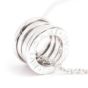 BVLGARI B-ZERO1 necklace for men and women in white gold (750WG)