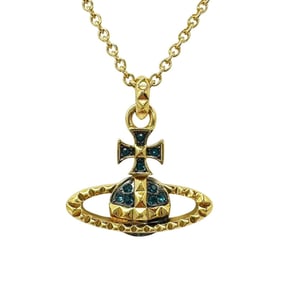 Vivienne Westwood Mayfair Bass Relief GP Rhinestone Necklace for Women