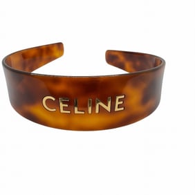 CELINE Headband M1211 Brown Hair Accessory for Women