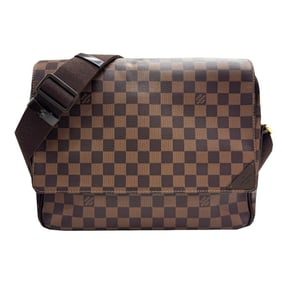 LOUIS VUITTON Louis Vuitton Shelton MM N41149 Damier Shoulder Bag in Canvas for Men and Women