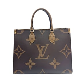 LOUIS VUITTON On the Go MM M45321 Monogram Giant Reverse Tote Bag with RFID, for Men and Women