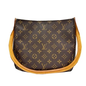 LOUIS VUITTON Louis Vuitton Looping MM Monogram Shoulder Bag M51146 FL0053 Women's