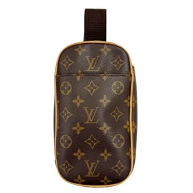 LOUIS VUITTON Monogram Pochette Ganju Body Bag M51870 CA0093 Shoulder for Men and Women