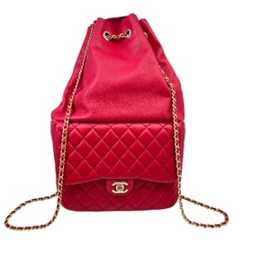 CHANEL Matelasse Backpack in Pink Lambskin A94417, for Men and Women