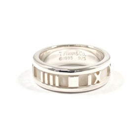 TIFFANY & Co. Tiffany Atlas Ring, 925 Sterling Silver, Size 11, Women's