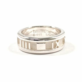 TIFFANY & Co. Tiffany Atlas Ring, 925 Sterling Silver, Size 8, Women's