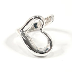 TIFFANY & Co. Tiffany Heart Elsa Peretti Ring, Sterling Silver, Size 8, Women's