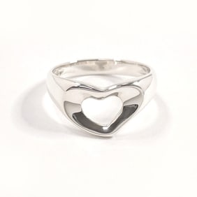 TIFFANY & Co. Tiffany Heart Elsa Peretti Ring, Sterling Silver, Size 9, Women's