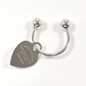 TIFFANY & Co. Tiffany Return to Heart Tag Keychain, 925 Sterling Silver, Women's