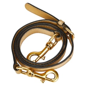 Gucci shoulder strap, beige leather, women's.