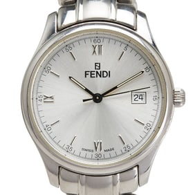 Fendi Men's Watch, 210G Quartz Movement, Silver Dial, Stainless Steel
