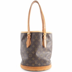 Louis Vuitton Women's Bucket PM Shoulder Bag in Monogram M42238