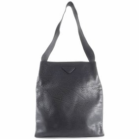 Prada PRADA Men's Tote Bag Shoulder Black Leather 2VY008