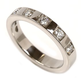 BVLGARI Pt950 Platinum "Marry Me" 5P Diamond Ring, 336845, Size 6, 5.2g, Women's