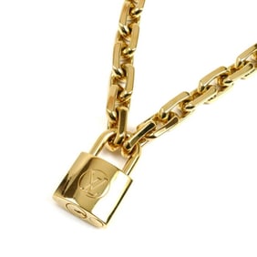 LOUIS VUITTON GP Collier LV Edge Cadena Necklace MP2993 170g 47cm Unisex