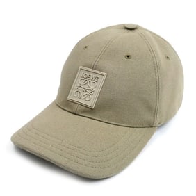 LOEWE Anagram Cap, Gray/Shell Gray, K820AA2X01, One Size, Unisex