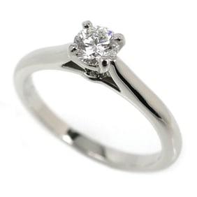 CARTIER Pt950 Platinum Solitaire 1865 Diamond Ring, 0.31ct, Size 9, 49, 3.6g, Women's