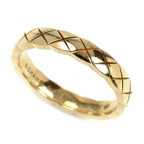 CHANEL 18KYG Yellow Gold Coco Crush Ring J11794 Size 9.5 (50cm) 3.8g Women's