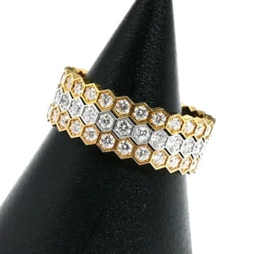 Chaumet 18K Yellow Gold/Pink Gold/White Be My Love Diamond 3-Piece Ring Set (081934/081935/081891)