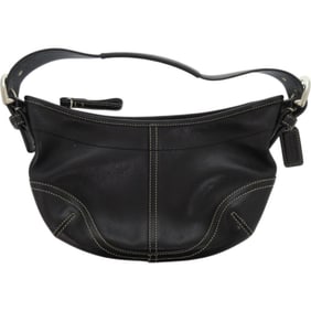 Coach Mini One-Shoulder Bag, Semi-Shoulder, E3S-9541, Leather, Black, Shoulder 1455, COACH