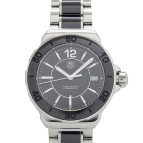TAG Heuer Formula 1 WAH1210.BA0859 Stainless Steel Black/Silver Dial Quartz Watch 0330 HEUER