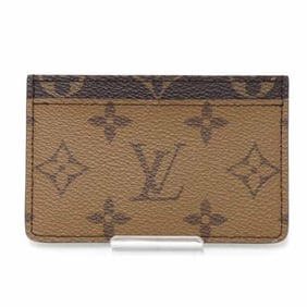 Louis Vuitton Porte Carte Sample Card Case, Monogram Reverse, M69161, Brown, Unused