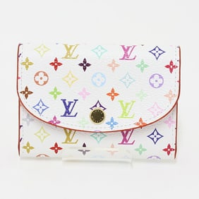 Louis Vuitton LV×TM Porte Monnaie Rosalie M13399 Monogram Multicolore Mini Wallet by Takashi