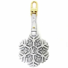 Louis Vuitton Snowflake Bag Charm Keychain, Japan Exclusive, M79293, Silver