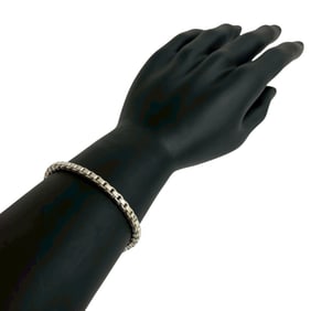 TIFFANY & Co. Tiffany Venetian Bracelet, 925 Sterling Silver, Chain Bangle Jewelry, 26946
