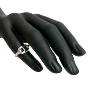 HERMES Chaine d'Ancre Ring, Silver 925, Size 6, Women's, 19962
